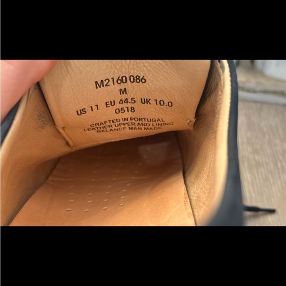 Samuel Hubbard Men's 11 M
'Bucks' Blue Nubuck Leather Oxford Vibram Sole Shoes - Picture 5 of 5